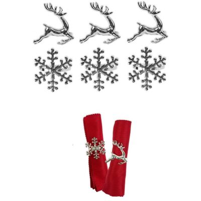 Harvey & Mason Silver Napkin Rings Assorted Designs - Thumbnail 2