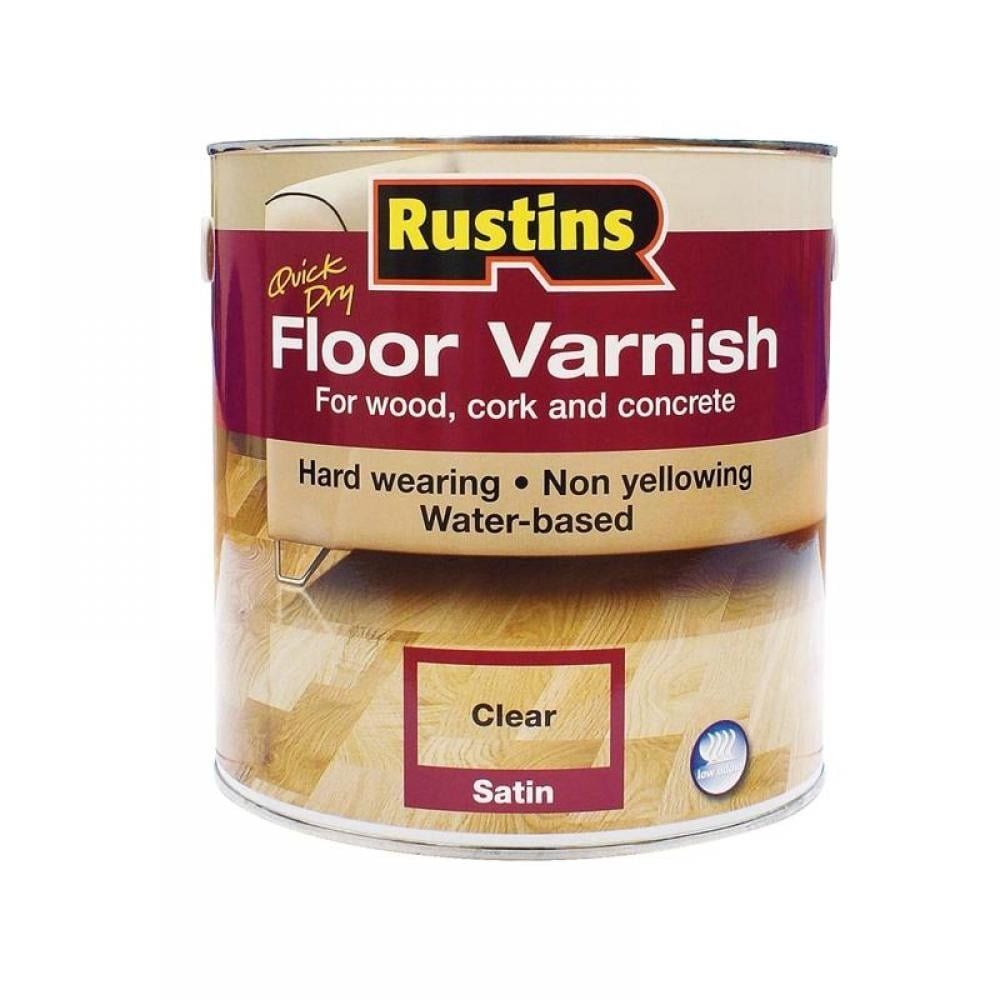 Rustins AFCG1000 Quick Dry Floor Varnish Gloss 1 Litre - Image 1