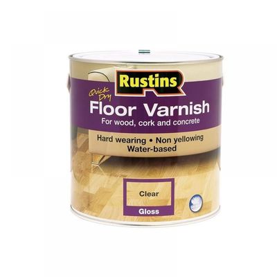 Rustins AFCG2500 Quick Dry Floor Varnish Gloss 2.5 Litre