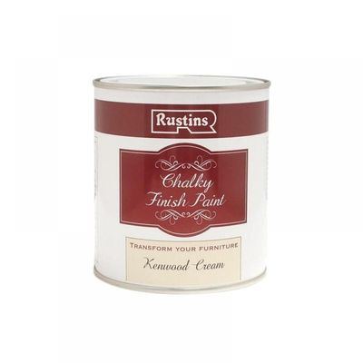 Rustins CHAPC250 Chalky Finish Paint Kenwood Cream 250Ml