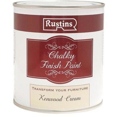 Rustins CHAPC250 Chalky Finish Paint Kenwood Cream 250Ml - Thumbnail 2