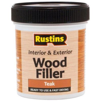 Rustins AWOOT250 Acrylic Wood Filler Teak 250Ml - Thumbnail 2
