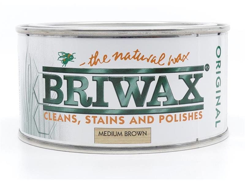 Briwax, Wax Polish, Medium Brown, 200G, Natural - Brown - Image 1