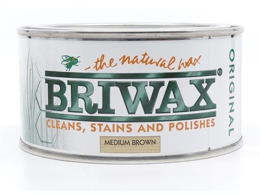 Briwax, Wax Polish, Medium Brown, 200G, Natural - Brown