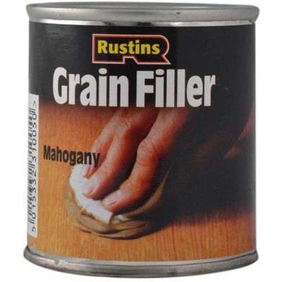 Rustins GRMA230 Grain Filler Mahogany 230G - Thumbnail 2