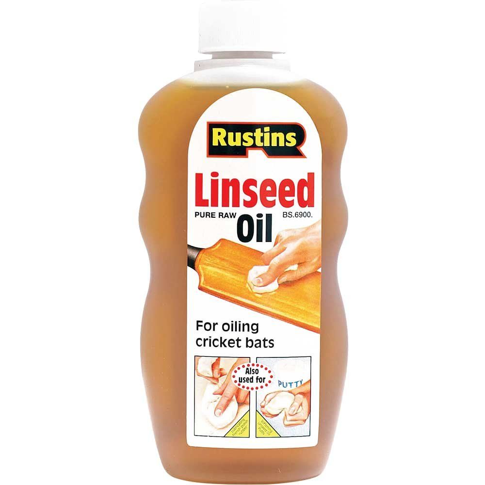 Rustins LINS500 Raw Linseed Oil 500Ml - Image 1