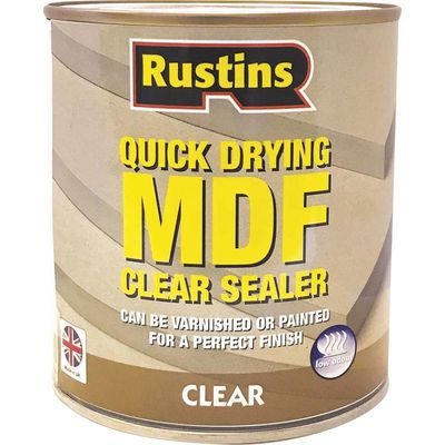 Rustins MDFS250 Quick Drying Mdf Sealer Clear 250Ml