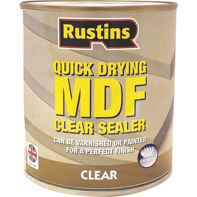 Rustins MDFS500 Quick Drying Mdf Sealer Clear 500Ml