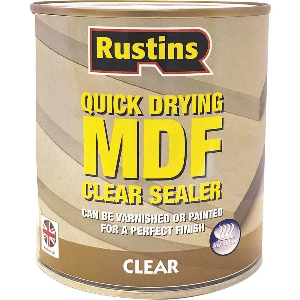 Rustins MDFS1000 Quick Drying Mdf Sealer Clear 1 Litre - Image 1