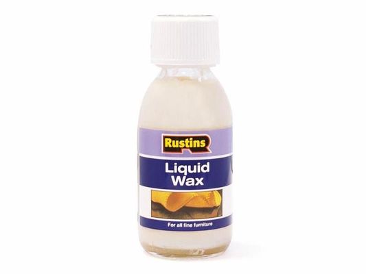 Rustins, Liquid Wax, 125Ml, Beeswax & Carnauba Wax - White
