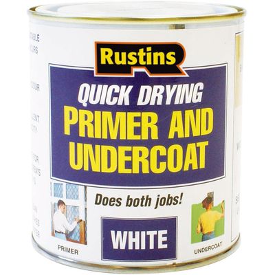 Rustins WHPU250 Quick Dry Primer & Undercoat White 250Ml - Thumbnail 2