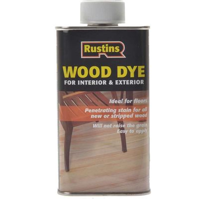 Rustins WDBM250 Wood Dye Brown Mahogany 250Ml