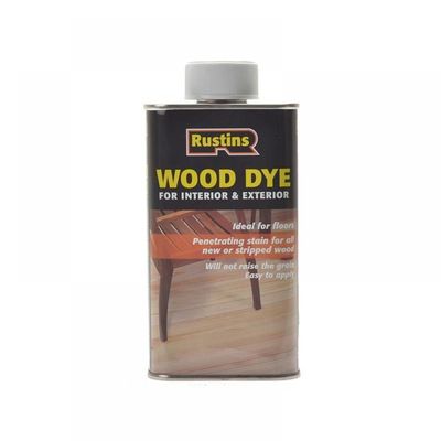 Rustins WDBM1000 Wood Dye Brown Mahogany 1 Litre