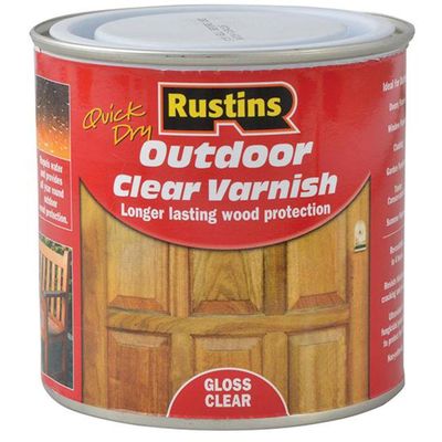 Rustins EAVG250 Exterior Varnish Clear Gloss 250Ml - Thumbnail 2