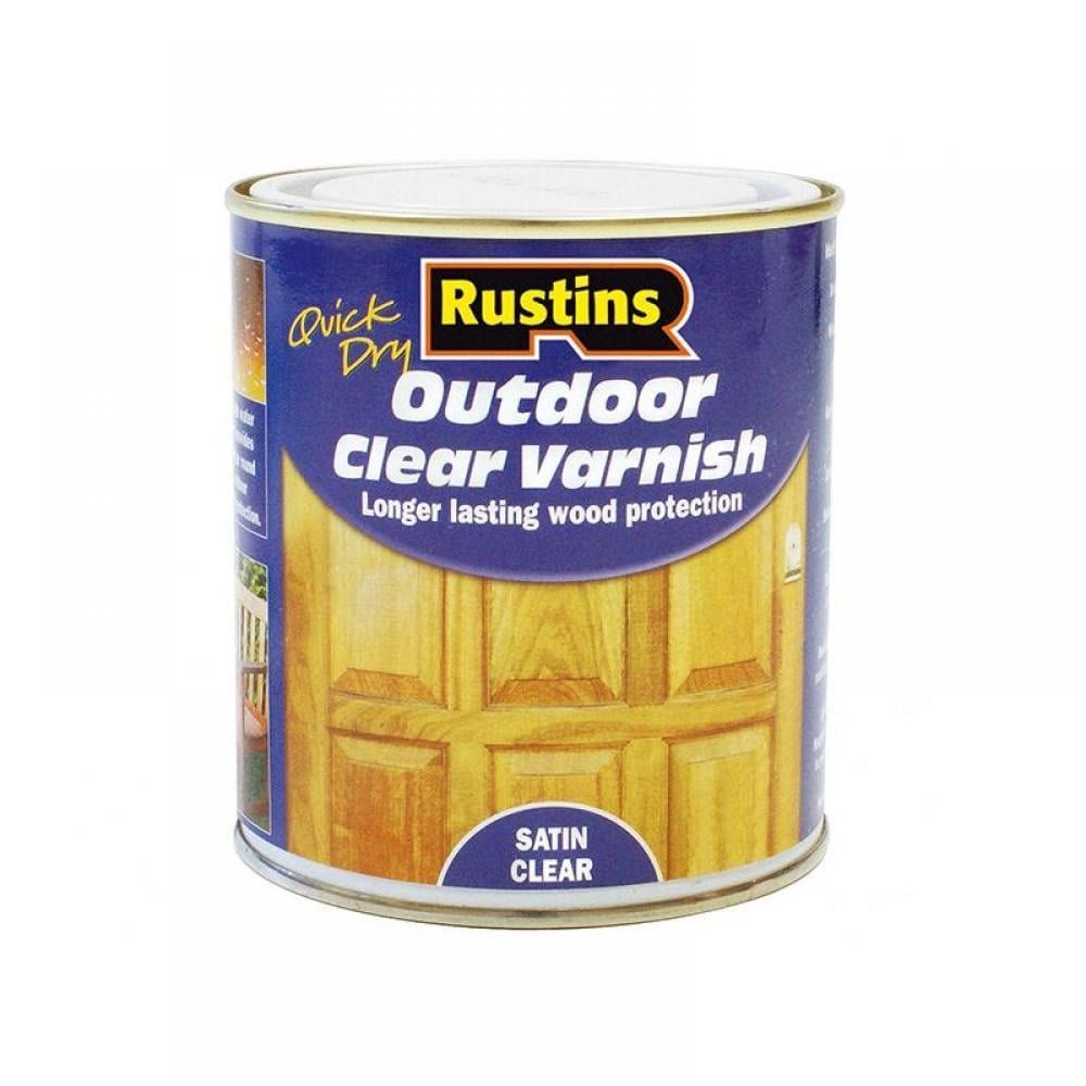 Rustins EAVS250 Exterior Varnish Satin 250Ml - Image 1