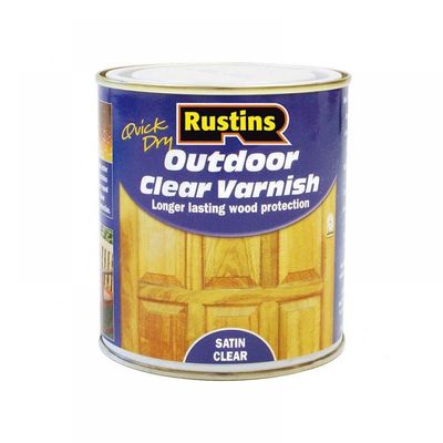 Rustins EAVS500 Exterior Varnish Satin 500Ml