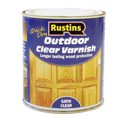 Rustins EAVS500 Exterior Varnish Satin 500Ml - Thumbnail 2