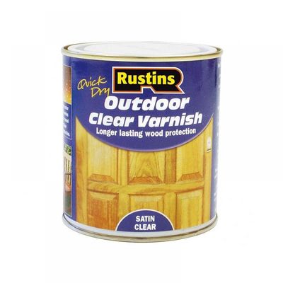 Rustins EAVS1000 Exterior Varnish Satin 1 Litre