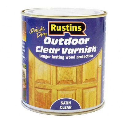 Rustins EAVS1000 Exterior Varnish Satin 1 Litre - Thumbnail 2