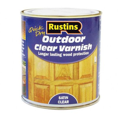 Rustins EAVS2500 Exterior Varnish Satin 2.5 Litre - Thumbnail 2