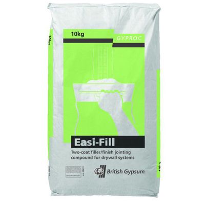 British Gypsum Gyproc Easi-Fill 60 Two Coat Joint Filler Compound, Size: 10kg