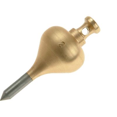 Monument 249D 249D Brass Plumb Bob 128G (4.1/2Oz) Size 2