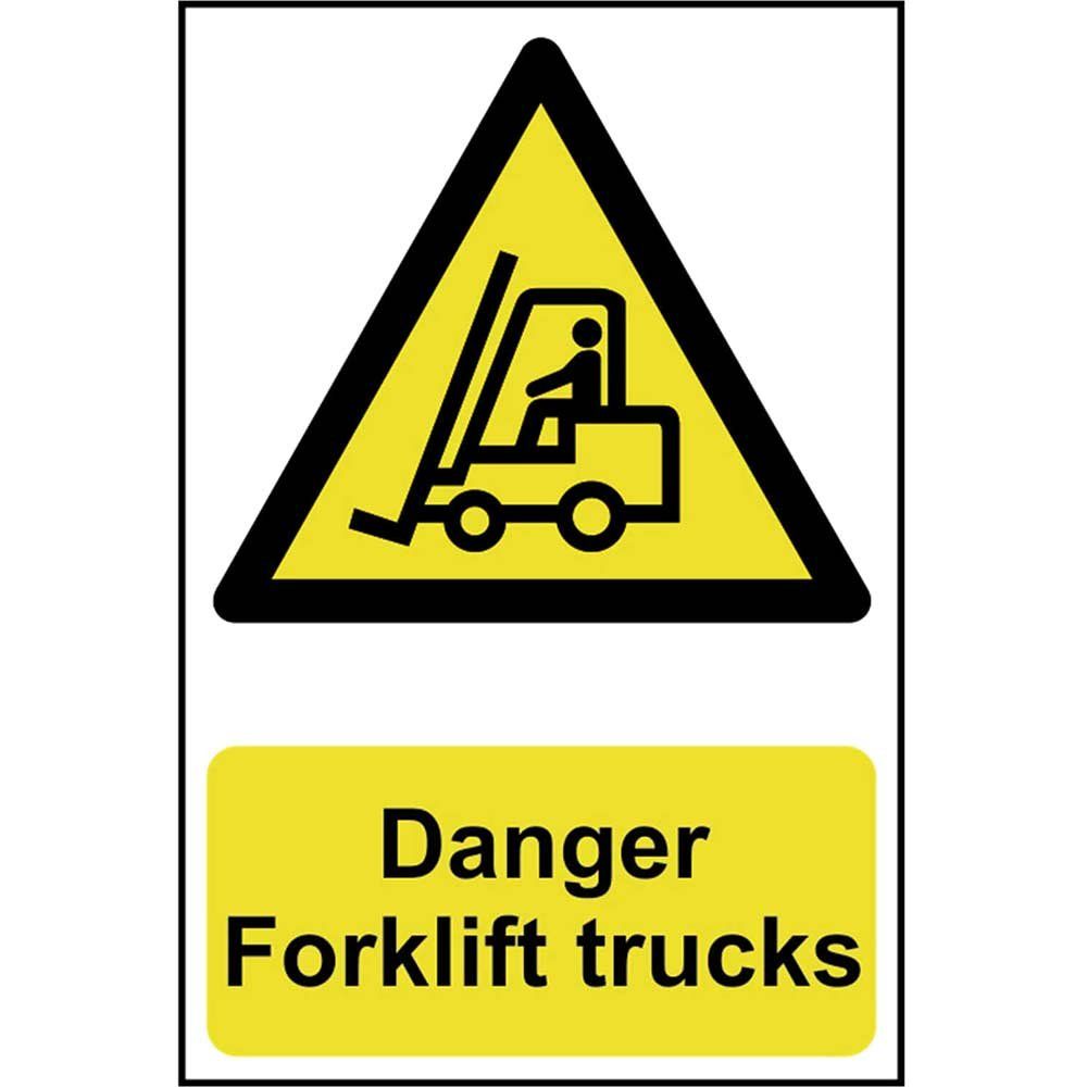 Scan 0954 Danger Forklift Trucks - Pvc Sign 200 X 300Mm - Image 1