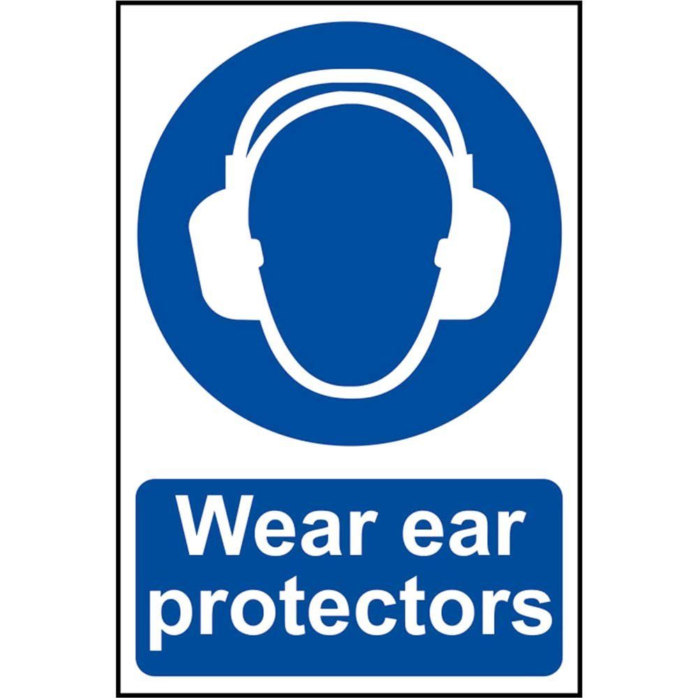 Scan 0005 Wear Ear Protectors - Pvc Sign 200 X 300Mm - Image 1