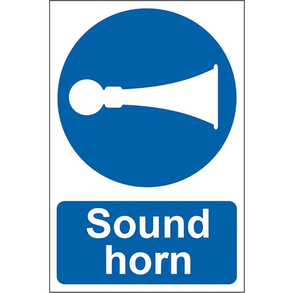 Scan 0250 Sound Horn - Pvc Sign 200 X 300Mm - Image 1