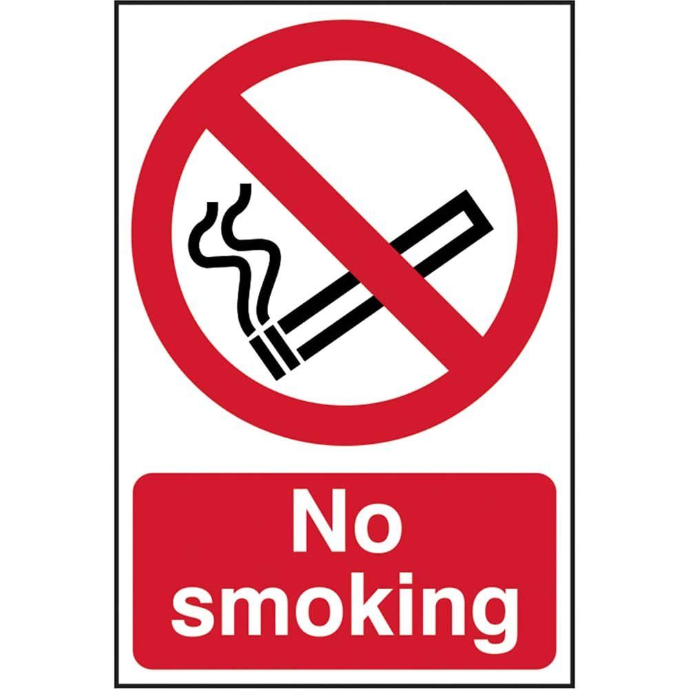 Scan 0550 No Smoking - Pvc Sign 200 X 300Mm - Image 1