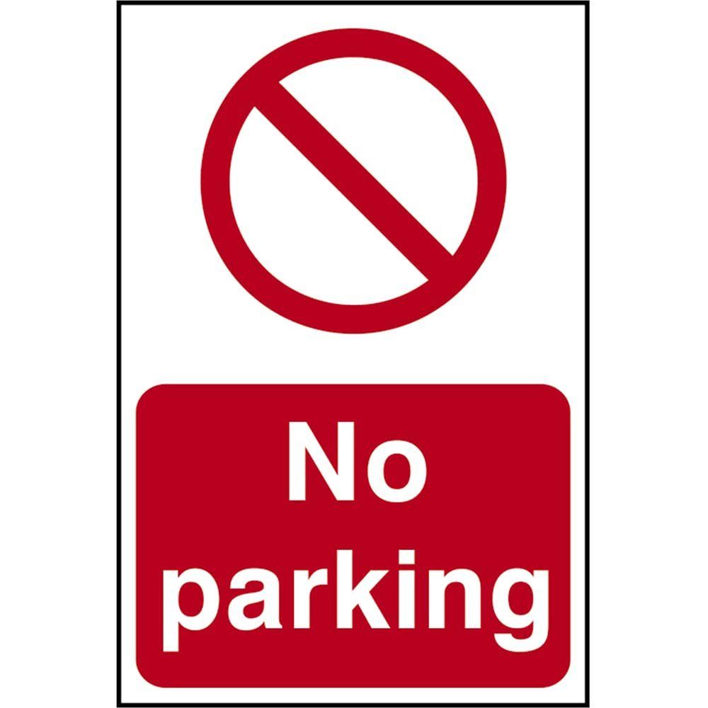 Scan 0605 No Parking - Pvc Sign 200 X 300Mm - Image 1