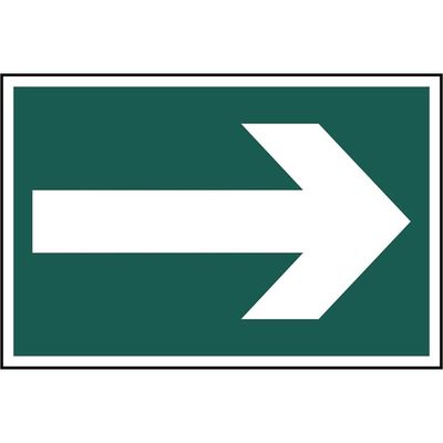 Scan 15121 Arrow Symbol - Pvc Sign 300 X 200Mm