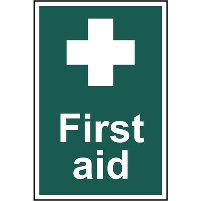 Scan 1550 First Aid - Pvc Sign 200 X 300Mm