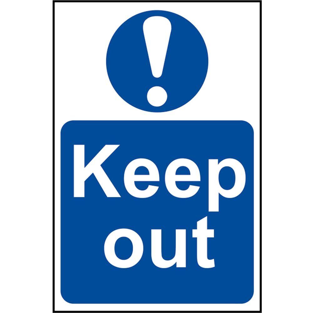 Scan 4003 Keep Out - Pvc Sign 400 X 600Mm - Image 1
