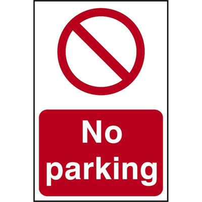 Scan 4051 No Parking - Pvc Sign 400 X 600Mm