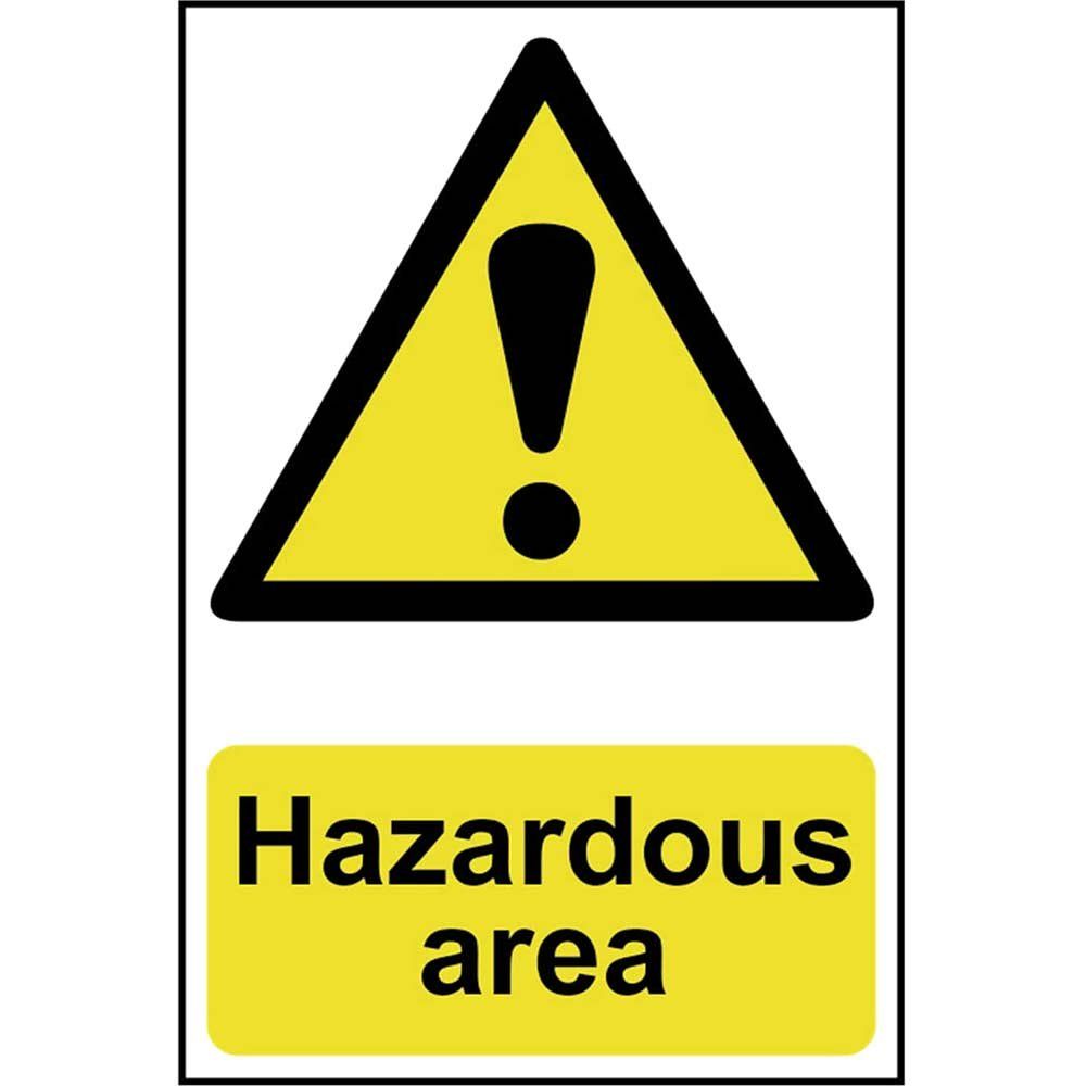 Scan 4107 Hazardous Area - Pvc Sign 400 X 600Mm - Image 1