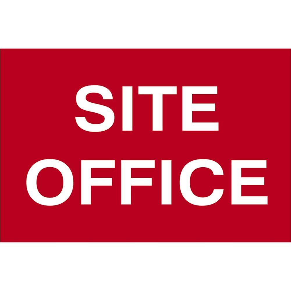 Scan 4252 Site Office - Pvc Sign 600 X 400Mm - Image 1