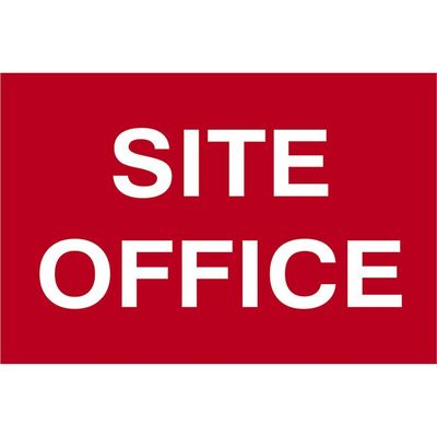 Scan 4252 Site Office - Pvc Sign 600 X 400Mm