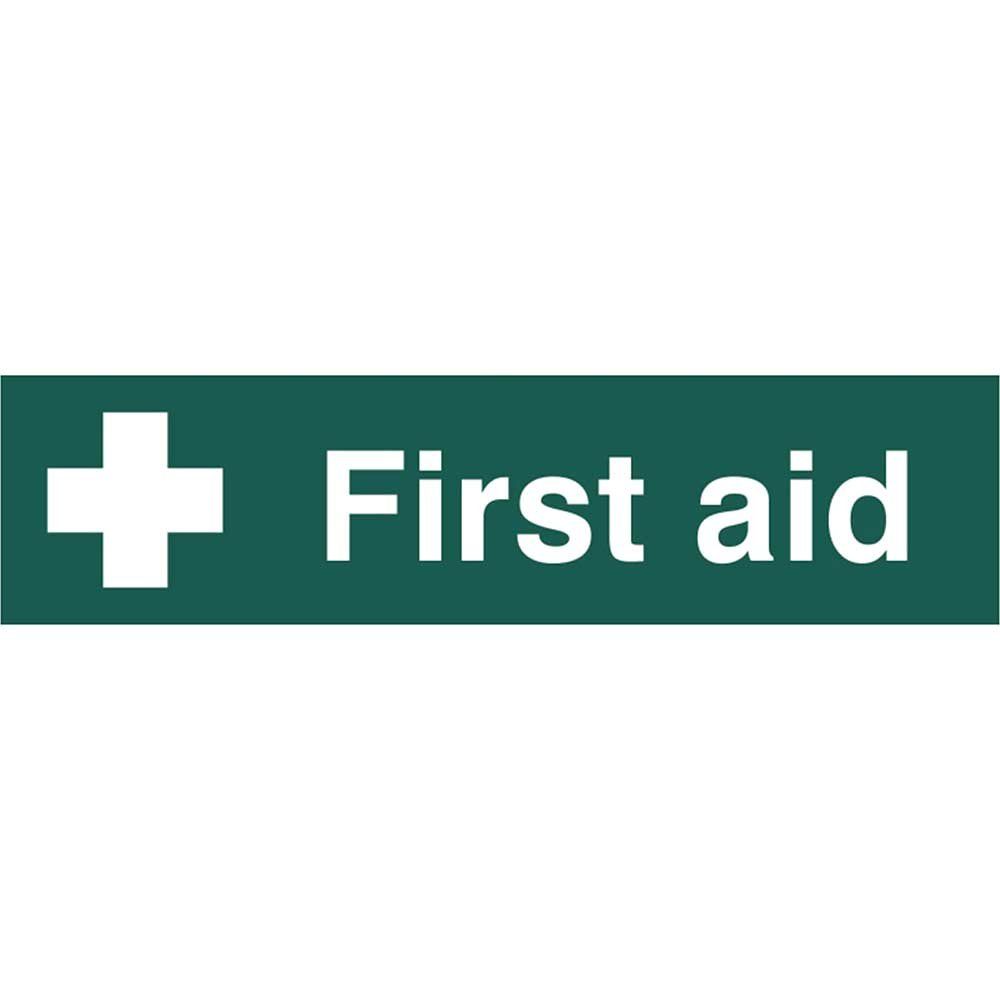 Scan 5212 First Aid - Pvc Sign 200 X 50Mm - Image 1