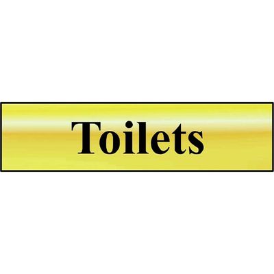 Scan 6005 Toilets - Polished Brass Effect 200 X 50Mm