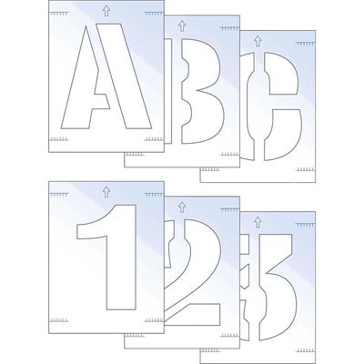 Scan 9403 Letter & Number Stencil Kit 25Mm