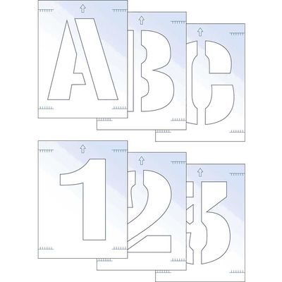 Scan 9404 Letter & Number Stencil Kit 50Mm