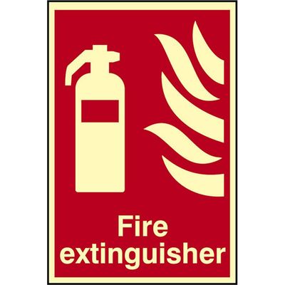 Scan 1571 Fire Extinguisher Photoluminescent - 200 X 300Mm