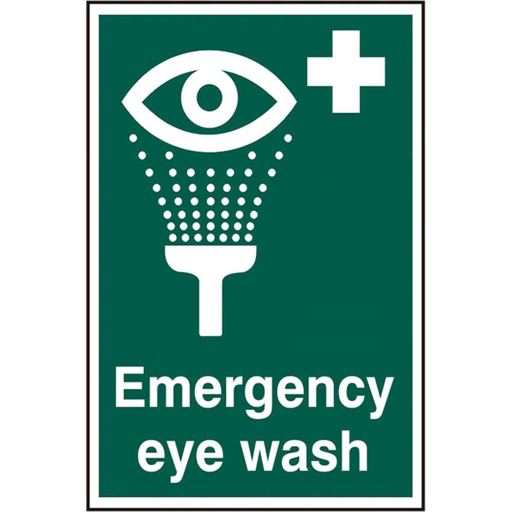 Scan 1554 Emergency Eye Wash - Pvc Sign 200 X 300Mm - Image 1