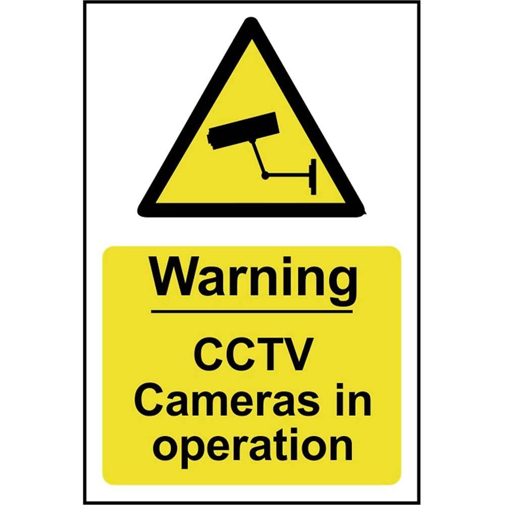Scan 1311 Warning Cctv Cameras In Operation - Pvc Sign 200 X 300Mm - Image 1