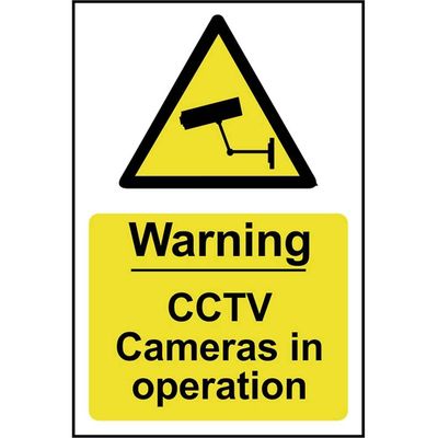 Scan 1311 Warning Cctv Cameras In Operation - Pvc Sign 200 X 300Mm