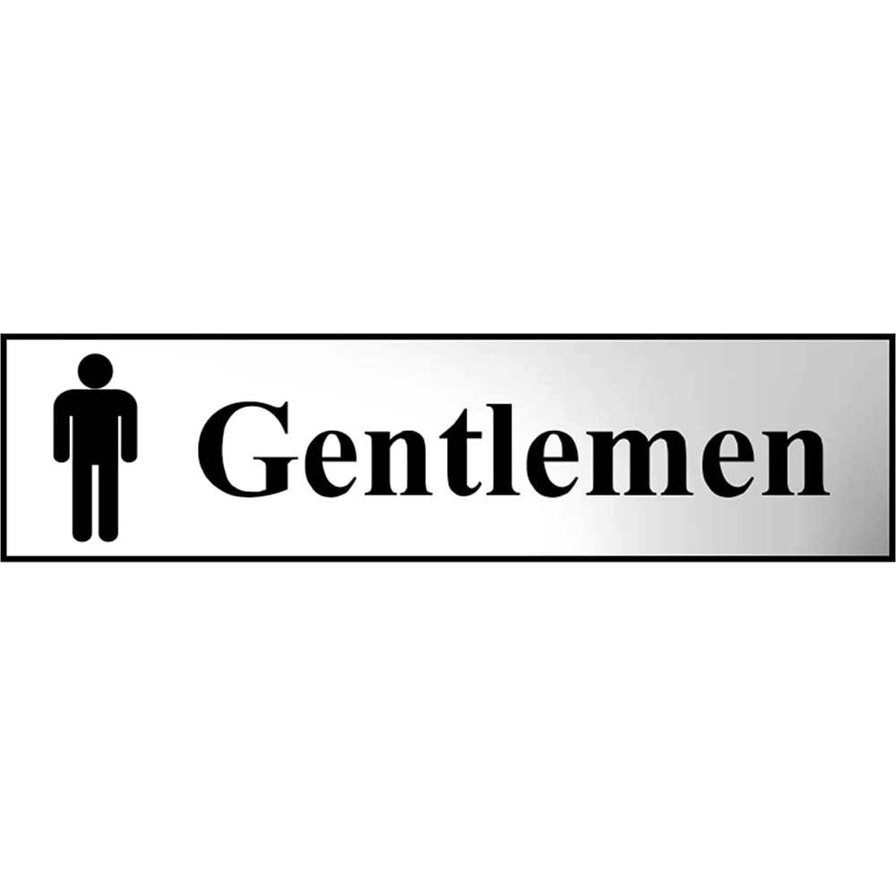 Scan 6003C Gentlemen - Polished Chrome Effect 200 X 50Mm - Image 1