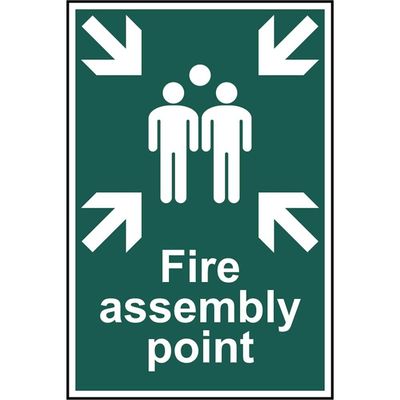 Scan 1541 Fire Assembly Point - Pvc Sign 200 X 300Mm