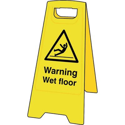 Scan 4702 Warning Wet Floor - Heavy Duty ftAft Board