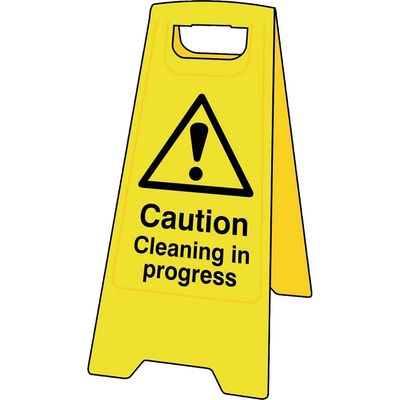Scan 4703 Caution Cleaning In Progress - Heavy Duty ftAft Board